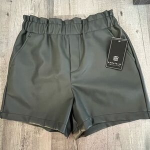 Bagatelle Faux Leather Shorts